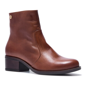 Carl Scarpa Orvieto Tan Leather Ankle Boots